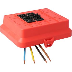Deksel voor dozen montage AK2-W5 rood 2x4p VVE=10