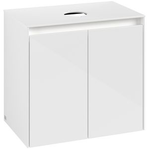 Wastafelonderkast Collaro 600x548x380mm Glossy White C150B0DH