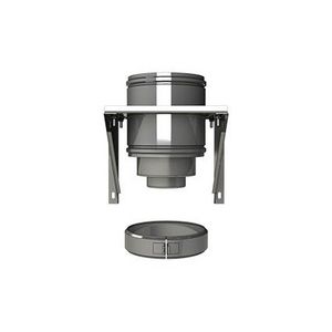 Console RVS voor Ø200/150/100, instelbaar 130-180mm