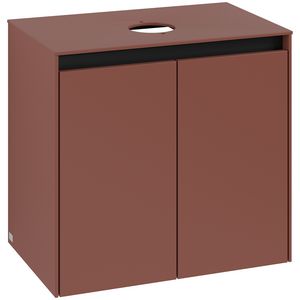 Wastafelonderkast Collaro 600x548x380mm Wine Red C150B0AH