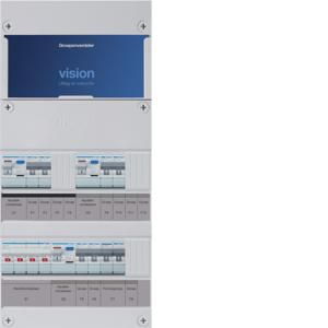 Groepenkast 6-groepenverdeler HS 3xALS 2P 30mA +F 3-fase