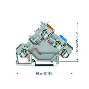 3-draads initiatorkl. gekleurde invoer 2,5mm² 280-560 VVE=50