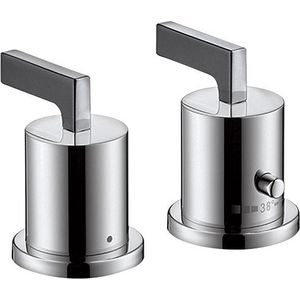 AXOR Citterio 2-hendel badtherm afb+rechte grepen chroom