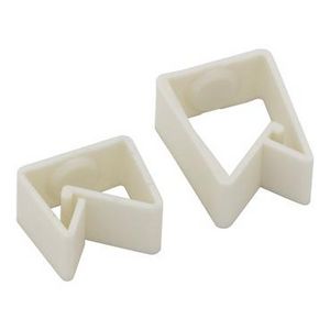 Set a 10st. Kabelclip Prisma XS voor DIN-rails