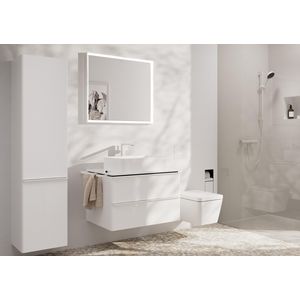 Tecturis E 1-hendel wastafelmengkraan 240 Fine highriser CoolStart mat wit