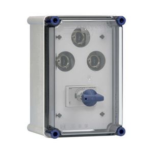 Schakelveiligh.kast 40A 4p Duco+3xDII