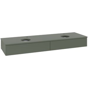 Wastafelonderkast Antao 1600x190x500mm L.Green Matt Lacquer K17050HL