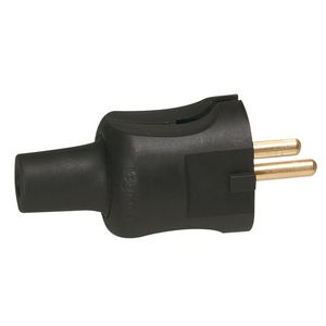 Steker 2-polig rubber VVE=25