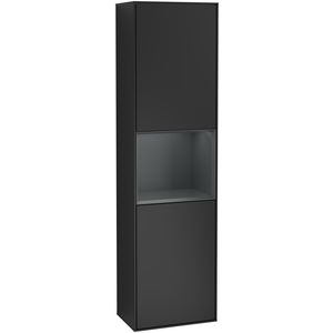 Hoge kast Finion 418x1516x270mm Black Matt Lacquer F460HGPD