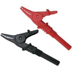 Krokodilleklemmen voor 7155A/7156A (rood/zwart)