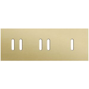 Afdekplaat 3-voud horiz. 71mm centerafst. 227-56704