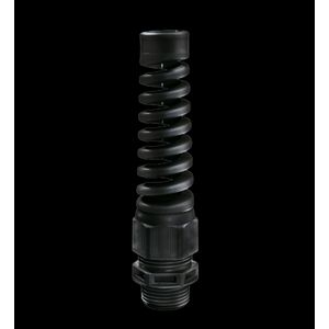 Wartel kunststof M32x1,5 doorlaat 13-21mm zwart, met knikbeschermer (ESKVS32BK) VVE=10