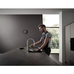 Keukenmengkraan 170 Aquno Select M81 3 straalsoorten uitloop sBox 73831000 chroom
