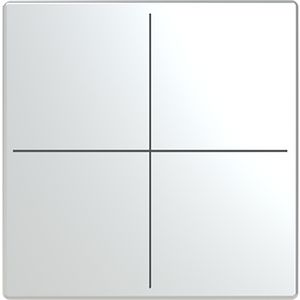 Centraalplaat afdekking Keypad 4v F/S platform 63 RVS (LFW/A.4.63.11-866)