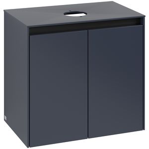 Wastafelonderkast Collaro 600x548x380mm Marine Blue C15000VQ