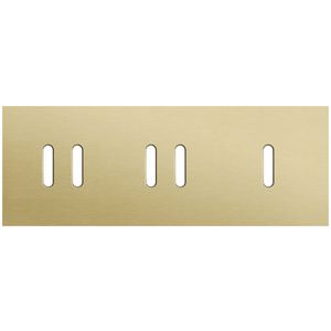 Afdekplaat 3-voud horiz. 71mm centerafst. 227-56704