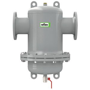 Vuilafscheider Exdirt demont. DN100 flensaansl.