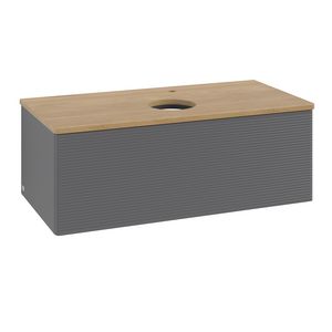 Wastafelonderkast Antao 1000x360x500mm Antr. Matt Lacquer K31151GK
