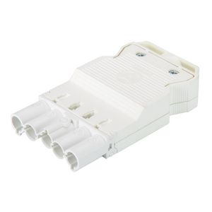 Kabelsteker GST18I5 male wit schroef 92.954.5053.0 VVE=50