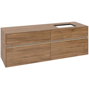 Wastafelonderkast Collaro 1600x548x500mm Oak.Kans C122B0RH