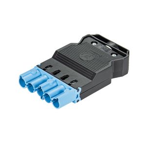 Kabelsteker GST18I5 male lichtblauw schroef VVE=50