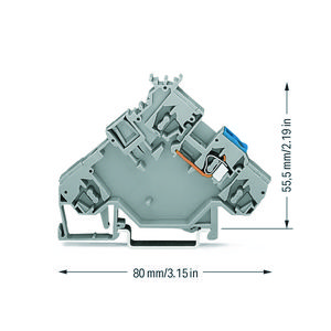 2-draads actuatorvoedingsklem gekl. invoer 2,5mm² VVE=10