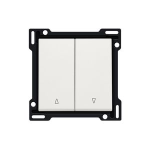 Afwerkingsset 2-voudige rolluikdrukknop white
