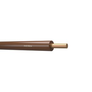 Doos a 100m. installatiedraad halogeenvrij H07Z1-U HVD B2ca 70C 450/750V bn# 2,5mm² (Bruin)