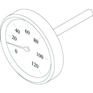 Thermometer D180 tbv HR200/300
