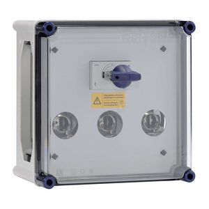 Voedingskast 40A 4p Duco 3xDII