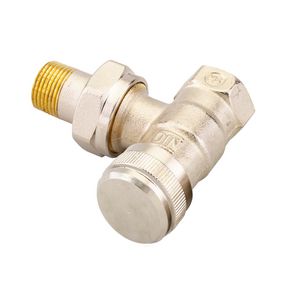 Voetventiel RLV vul- en aftap DN10 haaks 3/8" bn. vernikkeld