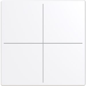 Centraalplaat afdekking Keypad 4v F/S platform 63 studiowit (LFW/A.4.63.11-84)
