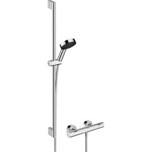 Douchesysteem 105 3 straalsoorten Relaxation chroom Pulsify Select S glijstang 90cm 24261000