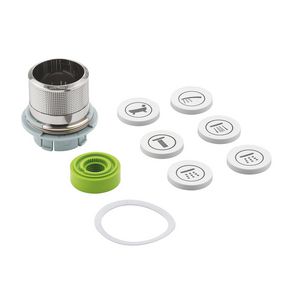 Druktoets 48361DC0 supersteel (rvs look)