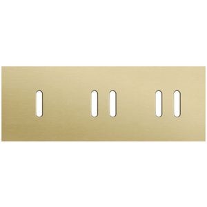 Afdekplaat 3-voud horiz. 71mm centerafst. 227-56703
