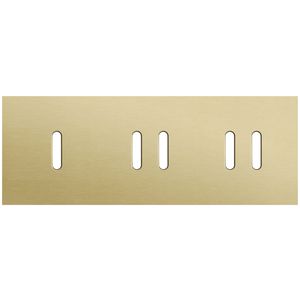 Afdekplaat 3-voud horiz. 71mm centerafst. 227-56703