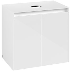 Wastafelonderkast Collaro 600x548x380mm Glossy White C15000DH