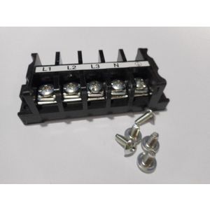 Aansluitklemmenstrook TR L1 L2 L3 N.E /TB1 AWHP buitenunit