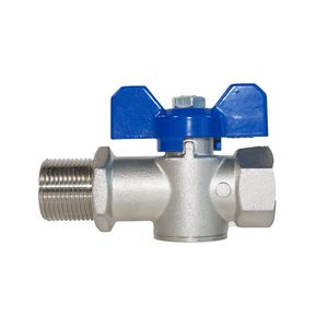 Load Mega kogelafsluiter 3/4" BINx 3/4" BUI blauw vlinder