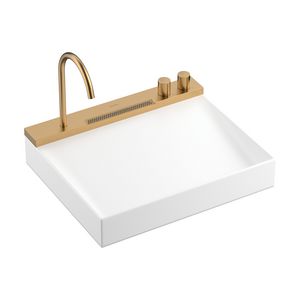 Wastafel Avalegra AquaUnit 580/475 Brushed Bronze