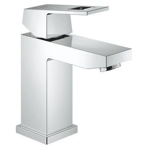 Eurocube wastafelmengkraan chroom incl. gladde body ecojoy