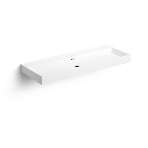 Wash Me wastafel 1.1/4" RVS gebor. tbv silic. stop