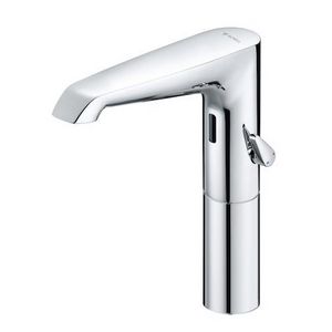 Wastafelmengkraan elektronisch XERIS E² HD-M large mengwater batterijvoeding chroom