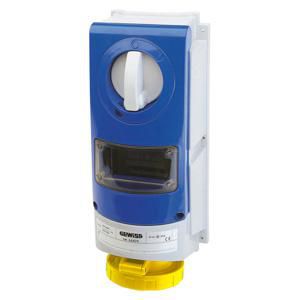 VERTICAAL BEVESTIGDE VERGRENDELDE CONTACTDOOS-ZONDER BODEM