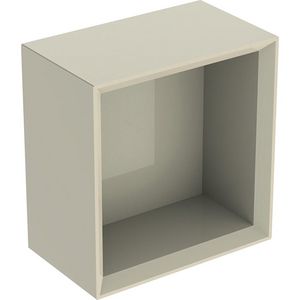 iCon wandbox vierkant 22,5x23,3cm zandgrijs