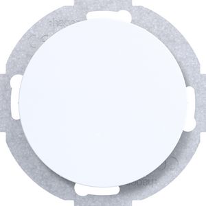 Blindplaat zonder spreidklemmen R.1/R.3/R.8 polarwit