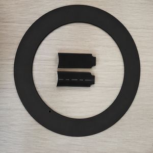 Verloopring Bogota 190, buitenmaat 240mm met zaagmaat 160-210mm Zwart