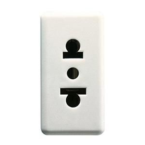 EURO-AMERICAN STANDARD SOCKET- 250/125V ac-2P+E 15A VVE=5