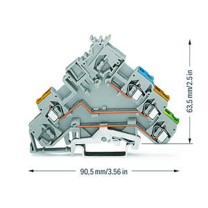 3-draads actuatorklem PE gekleurde invoer 280-572 VVE=50