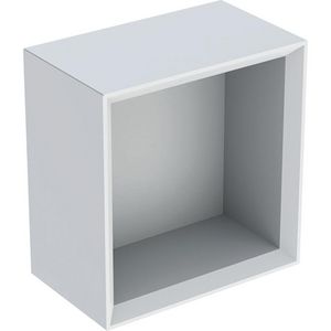 iCon wandbox vierkant 22,5x23,3cm wit mat